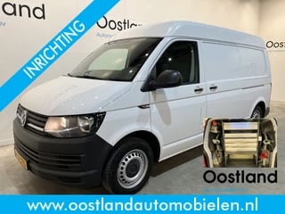 Volkswagen Transporter 2.0 TDI L2H2 150 PK Hydrauliek Heftruck Servicebus / Inrichting / Schuifdeur L + R / Euro 6 / Airco / PDC