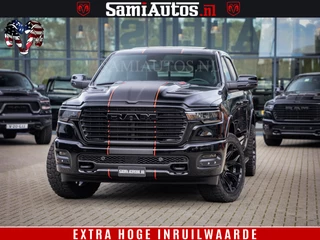 Dodge Ram 1500 Night Premium | Full Option | De Meest Luxe Pick-Up in zijn Klasse | Comfortabele Dubbele Cabine met Royale 5 Zitplaatsen | BPM vrij | Nu Leverbaar uit Voorraad | Voorraad Nr 2283 - 3326