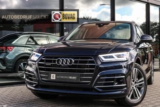 Audi Q5 55 TFSI e S-LINE - TREKHAAK - LUCHTVERING - LEER