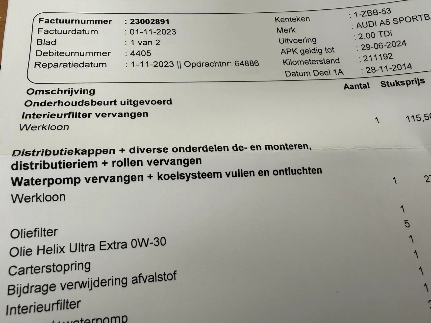 Hoofdafbeelding Audi A5