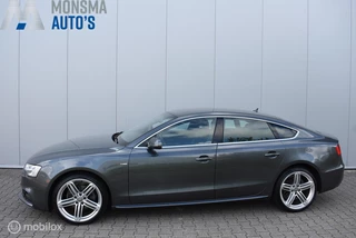Hoofdafbeelding Audi A5 Audi A5 Sportback 1.8 TFSI S-Line Daytona Xenon Navi PDC 19" LMV Nette auto!
