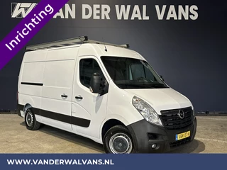 Opel Movano 2.3 CDTI 146pk L2H2 inrichting Euro6 Airco | Imperiaal | Omvormer | Camera | 2500kg Trekhaak Navigatie, Cruisecontrol, Trap, Parkeersensoren, Bijrijdersbank