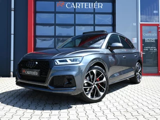 Audi Q5 55 TFSI e S-Line Quattro Competition | Pano | RS Leder | Luchvering | 21'' | B&O | Ambient+ | Matrix Led | Digital Dash | Head-Up | Electric Seats | Memory | Camera | ACC | Afgevlakt Stuur | Warmtewerende Voorruit | Trekhaak | Carplay  | Dodehoek
