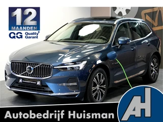 Volvo XC60 2.0 T8 AWD Recharge Long Range 335kW/455pk Aut8 Ultimate Bright LUCHTVERING + HARMAN/KARDON + PANORAMADAK + PILOT ASSIST + ADAPT.CRUISE + LANE ASSIST + STOELMASSAGE + STOELVERWARMING&-VENTILATIE + 360 CAMERA + HEAD-UP + PARKSENSOREN + 19" LM-VELGEN!!