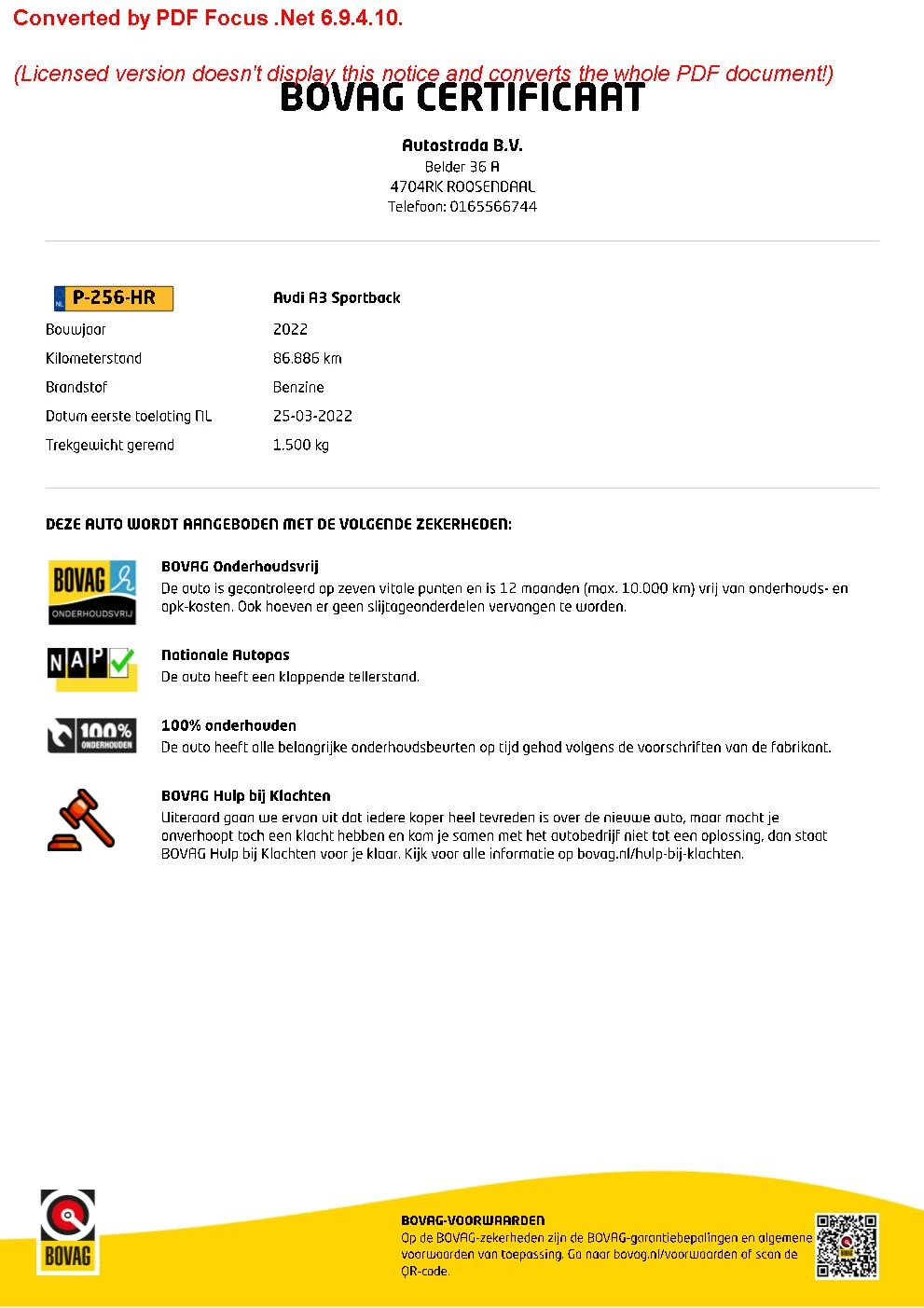 Hoofdafbeelding Audi A3