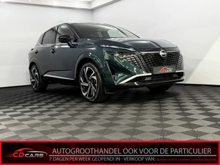 Nissan QASHQAI 1.3 MHEV Xtronic Tekna Plus Panoramadak, 360 Camera, 20 inch velgen, Bose geluidsysteem, Memory stoelen, Head-up display, Navi, Keyless start, Elektrische achterklep, 3 jaar garantie