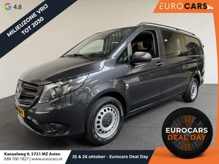 Hoofdafbeelding Mercedes-Benz Vito Mercedes-Benz Vito 114 CDI Lang Dubbele Cabine Automaat Airco Navigatie -App connect Bluetooth Parkeersensoren 6-zits