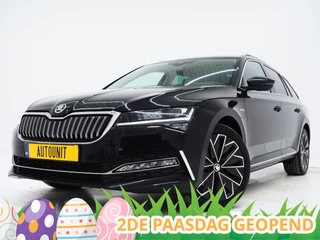 Škoda Superb Combi 1.4 TSI iV Laurin & Klement | Leder | Trekhaak | Canton | Adaptive Cruise | Keyless | Sfeerlicht | Memory | Carplay