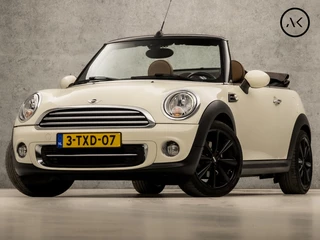 MINI Cooper Cabrio Mini 1.6 Pepper (NAVIGATIE, NAP, CLIMATE, STOELVERWARMING, LEDEREN SPORTSTOELEN, LM VELGEN, CRUISE, BLUETOOTH, NIEUWE APK, NIEUWSTAAT)