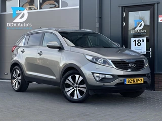 Kia Sportage 2.0/163pk X-clusive|NAP|Automaat|Trekhaak|Leder|Climate|Sensoren V+A|Camera|Cruise|Navi|Xenon|Stoelverw. V+A|18" LMV
