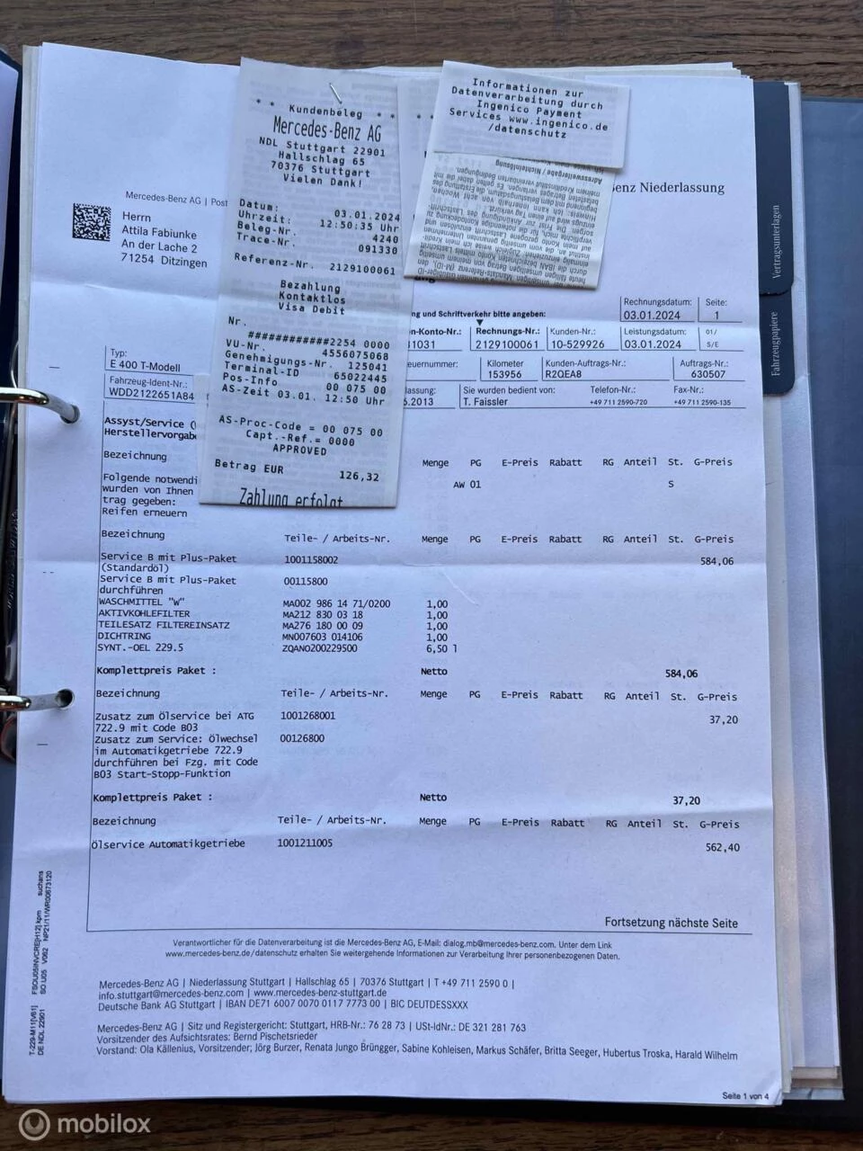 Hoofdafbeelding Mercedes-Benz E-Klasse