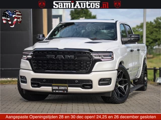 Dodge Ram 1500 1500 Limited Night High Output 540HP 706Nm | Massage + Full Option | De Meest Luxe en Volle Pick-Up in zijn Klasse | Comfortabele Dubbele Cabine met Royale 5 Zitplaatsen | BPM vrij | Nu Leverbaar uit Voorraad | Voorraad Nr 2298 - 7479