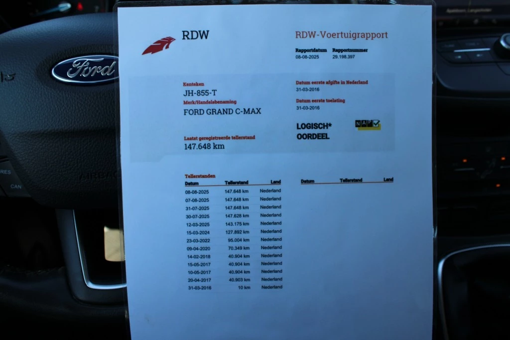 Hoofdafbeelding Ford Grand C-Max