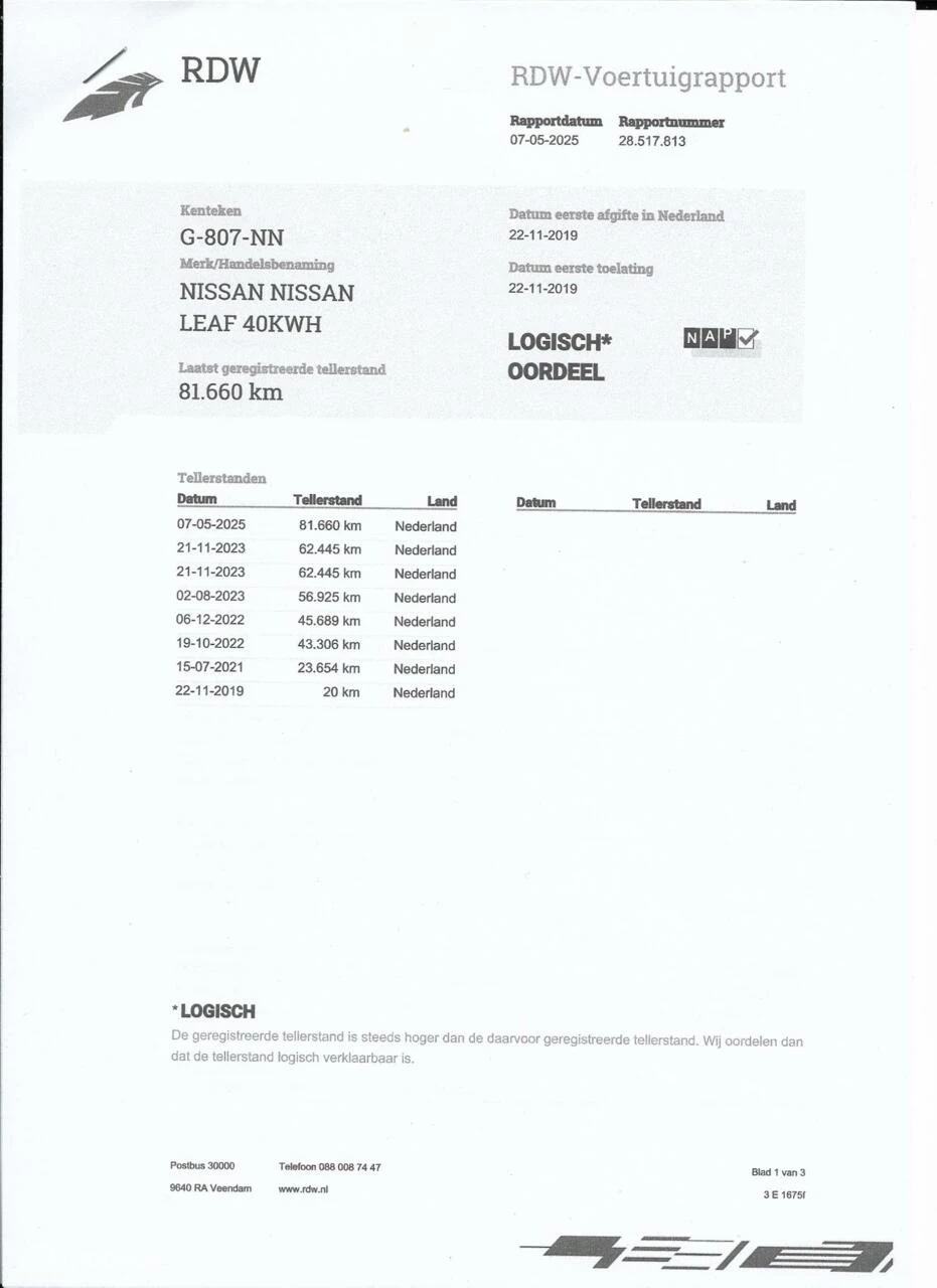 Hoofdafbeelding Nissan Leaf