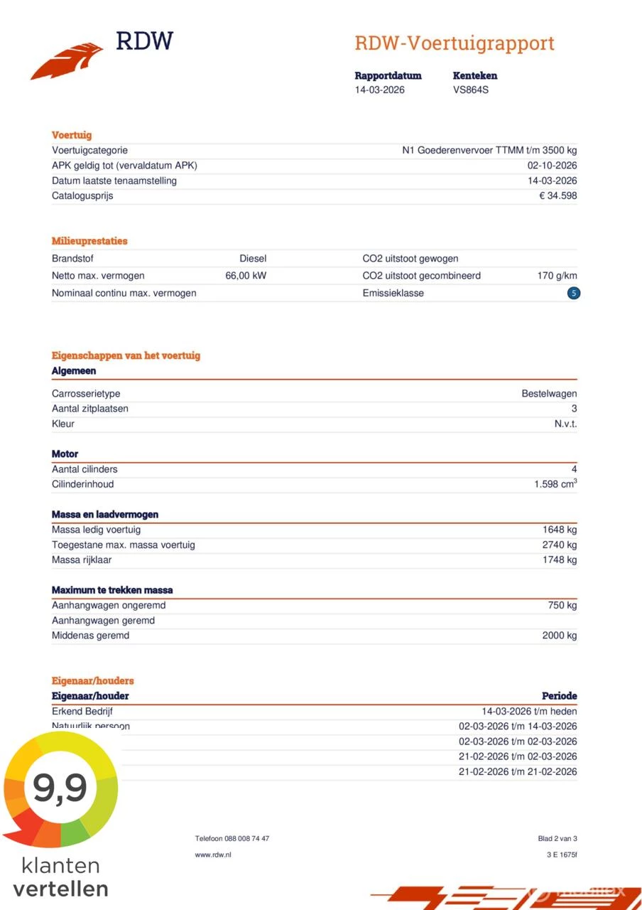 Hoofdafbeelding Renault Trafic