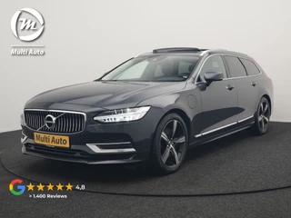 Volvo V90 T8 AWD Inscription Plug In Hybrid 394pk Dealer O.H PHEV | Trekhaak af Fabriek | Panodak | Adaptive Cruise | Luxe Lederen Sportstoelen Memory | Pilot Assist | Camera | 19 "L.M | Apple Carplay |