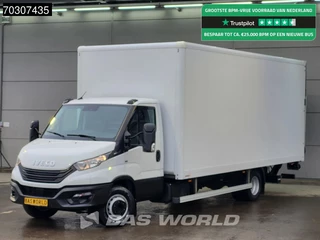 Iveco Daily 70C18 3.0L 1000KG Laadklep Automaat Luchtvering Dubbellucht Bakwagen Airco Cruise 180PK Euro6 Meubelbak Koffer Airco Cruise control