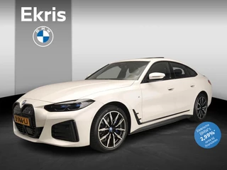 BMW i4 Gran Coupe eDrive40 | M-Sportpakket | Laserlicht | Leder | HUD | Schuifdak | Trekhaak | DAB | Harman-kardon sound | Alu 19 inch