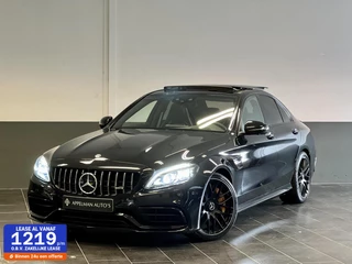 Hoofdafbeelding Mercedes-Benz C-Klasse Mercedes C-klasse 63 AMG S | Full | Keramische Remmen | 360 Camera | Schaalstoelen | HUD | Dodehoek |