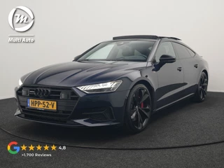 Audi A7 Sportback 50 TFSI e Quattro 2x S Line PHEV 299pk | Trekhaak Af Fabriek | Panodak | Head Up | Adaptive Cruise | Bang & Olufsen | 360 Camera | Alcantara Sportstoelen Memory & Verwarmd | Matrix LED | Stuur Verwarmd | Sfeerverlichting | Keyless | Plug In Hybrid |