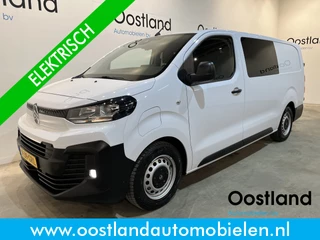 Citroën ë-Jumpy L3 136 PK DC Dubbel Cabine 75 kWh / 100% Elektrisch !! / Airco / CarPlay / Cruise Control / PDC / Navigatie / 6-Zits / 18.200 KM !!