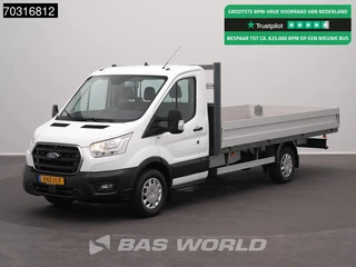 Ford Transit 130pk Open Laadbak Airco Cruise Euro6 Pritsche Pickup Open Box Airco Cruise control