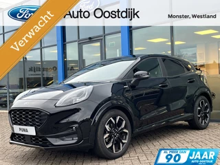 Hoofdafbeelding Ford Puma Ford Puma 1.0 EcoBoost Hybrid ST-Line X 155PK Automaat Winterpack Navi Adaptieve Cruise Climate B&O Blind-Spot Privacy Glass 18" Inch Velgen *Compleet*