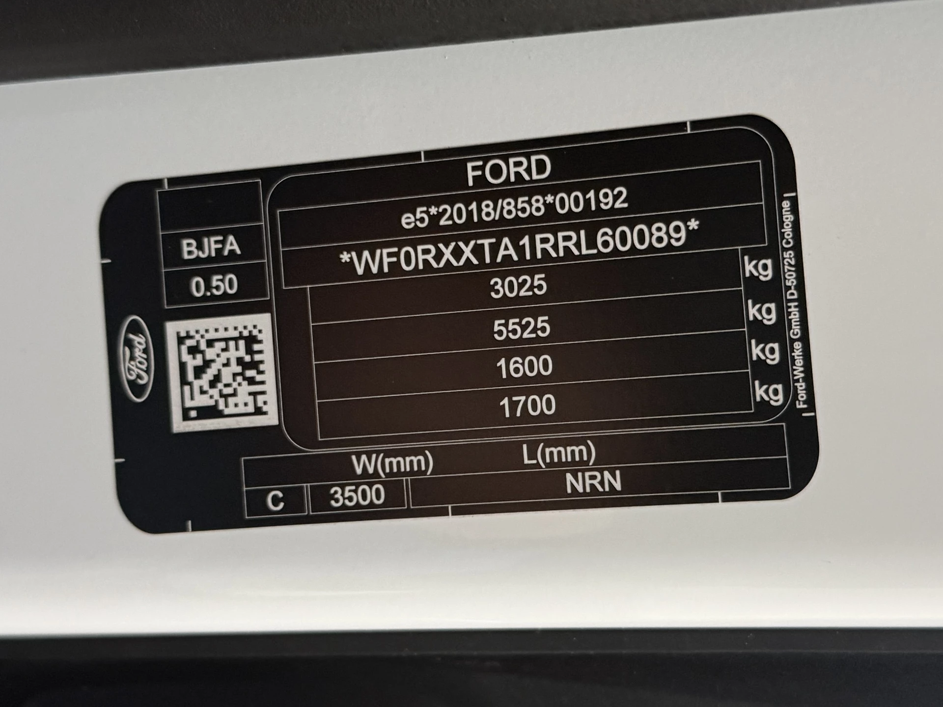 Hoofdafbeelding Ford Transit Custom