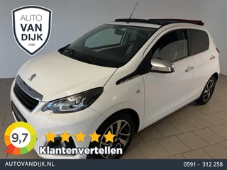 Peugeot 108 1.2 Allure TOP! CABRIO AIRCO BLUETOOTH VELGEN STOELVERW GROOT SCHERM CHROOM ACCENTEN ZEER NETTE AUTO