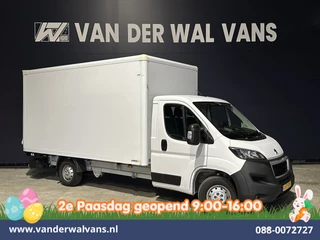 Peugeot Boxer 2.2 BlueHDi 141pk Bakwagen 436cm Lang Laadklep Euro6 Airco | Cruisecontrol | 1055kg laadvermogen Bijrijdersbank