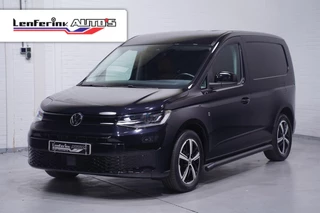 Volkswagen Caddy Cargo 2.0 TDI Exclusive L1 Bruin Leder, LED Koplampen Navi, Camera, Trekhaak, Sidebars Zwart, 2-Zits