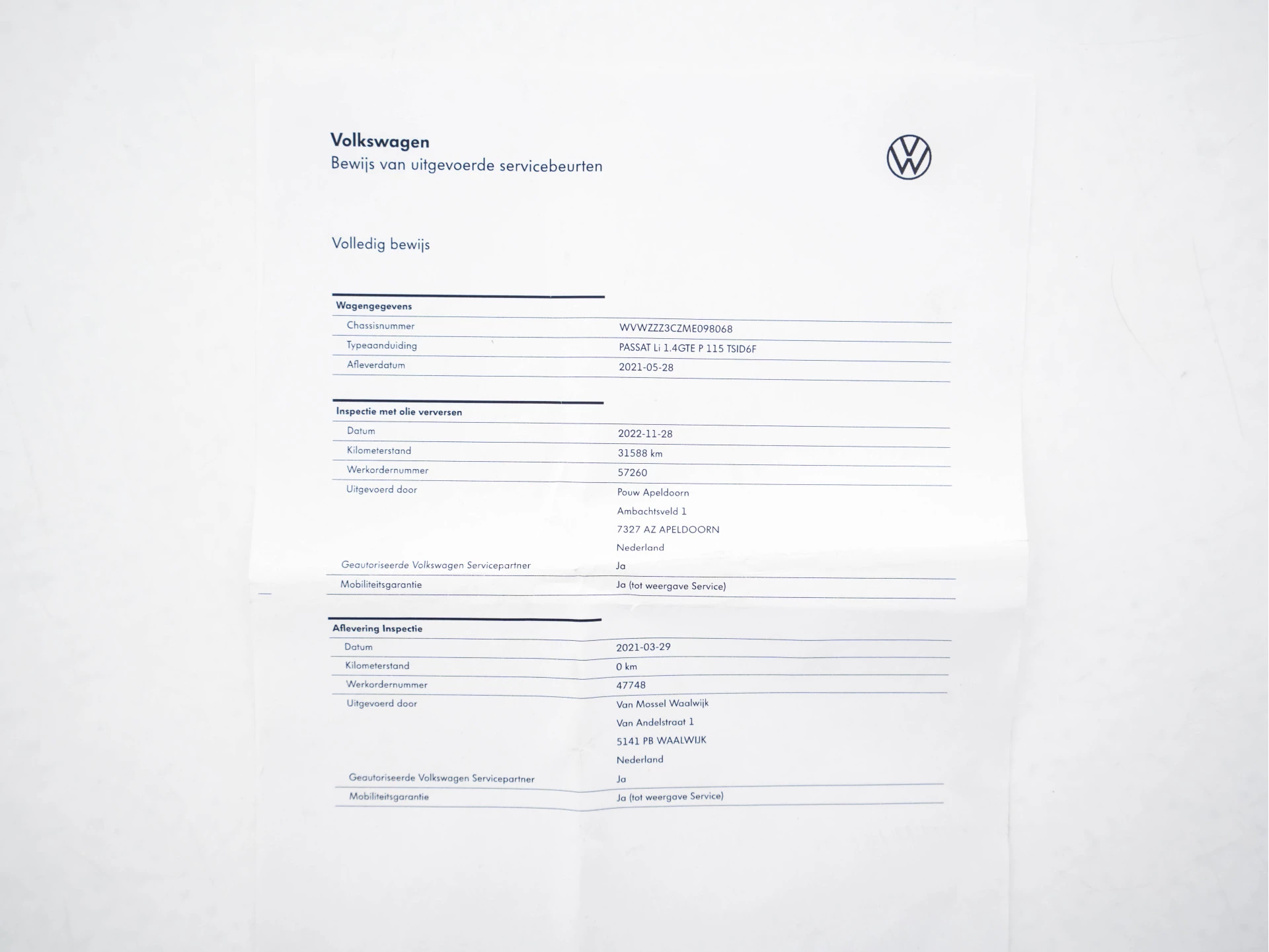 Hoofdafbeelding Volkswagen Passat
