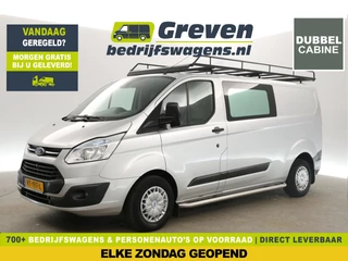 Ford Transit Custom 290 2.2 TDCI L2H1 | Dubbele Cabine | 6 Persoons | Airco Camera Cruise Trekhaak PDC Imperiaal