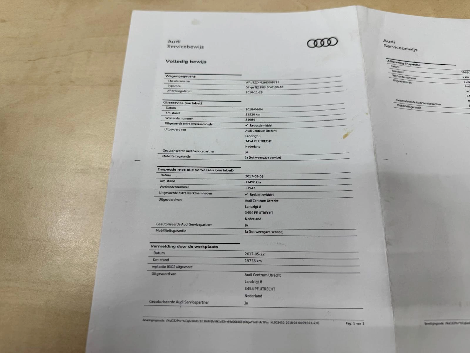 Hoofdafbeelding Audi Q7