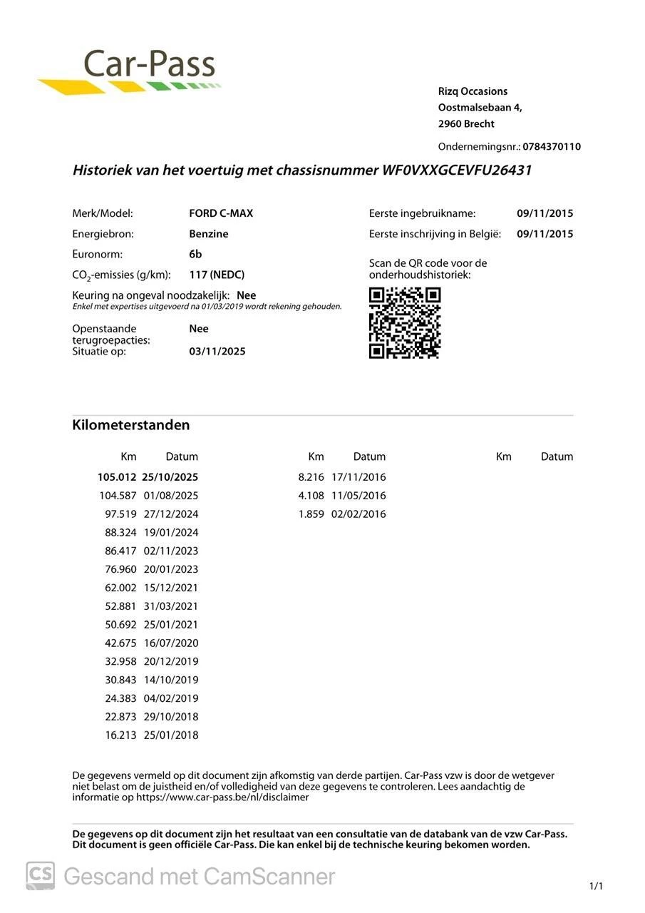 Hoofdafbeelding Ford C-MAX