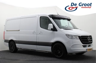 Mercedes-Benz Sprinter 317 CDI Aut. L2H1 3-Zits, Leer, Camera, Standkachel, Apple Carplay, Trekhaak, DAB, Cruise, 18"