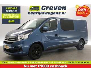 Fiat Talento 1.6 EcoJet L2H1 | Dubbele Cabine | 5 Persoons | Airco | Cruise | Camera | Trekhaak | Navigatie | PDC | 17"LMV