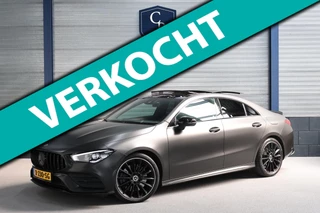 Mercedes-Benz CLA-klasse 250 AMG Line LED/SFEER/PANORAMADAK/HALF LEER+S.VERWARMING/CAM/LINE/ACC/ECC/12 MDN GARANTIE!