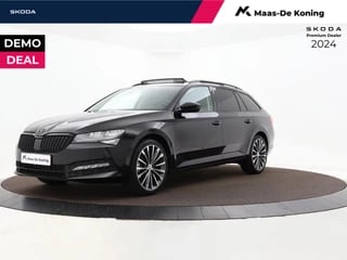 Skoda Superb Combi 1.5 TSI ACT Business Edition | Panorama dak | Lederen bekleding zwart | 19 inch lichtmetaal | achterruiten getint |