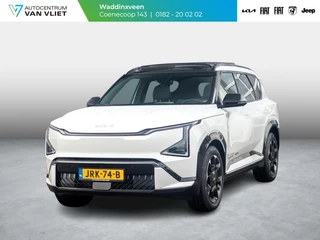 Hoofdafbeelding Kia EV5 Kia EV5 GT-Line Business Edition 81.4 kWh 17 % bijtelling l Stoelverwarming l El. verstelbare stoelen met memory functie. l Zwarte logo's.