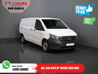 Mercedes-Benz Vito 116 CDI Aut. L3 XL BPM VRIJ! Carplay/ Stoelverw./ 270gr deuren/ Cruise/ Airco/ Navi/ Camera/ PDC