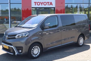 Hoofdafbeelding Toyota ProAce Toyota PROACE Long Worker Dubbel Cabine 2.0 D-4D 177PK PROFESSIONAL AUTOMAAT 2X SCHUIFDEUR KEYLESS CRUISE PARK. SENSOR. STANDKACHEL