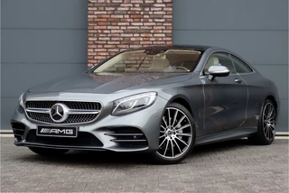 Hoofdafbeelding Mercedes-Benz S-Klasse Mercedes-Benz S-Klasse Coupé 450 4MATIC Premium+ AMG Line Aut9 | Panoramadak | Stoelventilatie | Distronic+ | Verwarmd Stuurwiel | Massage | Burmester | Vlakkenverwarming | HUD | DAB | Keyless Go |