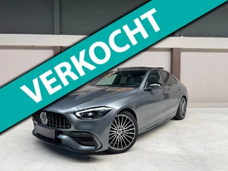 Mercedes-Benz C-klasse 300 4MATIC AMG PANO/C63/PREM. SFEER/ELECT STOELEN/CAMERA/BURM/PANAMERICANA/CARPLAY/NIEUWSTAAT!