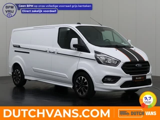 Ford Transit Custom 2.0TDCi 170PK Lang Automaat Sport | Leder | Leder | Multimedia | Camera | Trekhaak | Betimmering