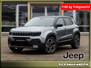 Hoofdafbeelding Jeep Avenger Jeep Avenger SUMMIT 156pk 1100 kg trekgewicht !!! LEER / NAVI