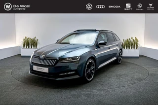 Hoofdafbeelding Škoda Superb Skoda Superb Combi 1.4 TSI 218pk DSG iV Sportline Business | SoH 100% |  Panoramadak, Trekhaak Zwenkbaar, 360° Camera |