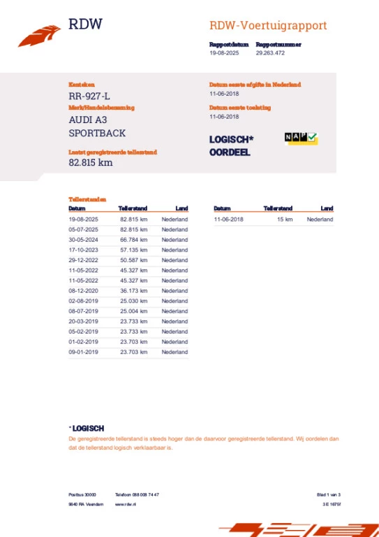 Hoofdafbeelding Audi A3