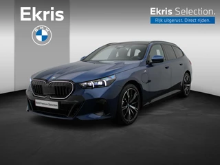 BMW 5 Serie Touring 530e M Sportpakket Pro | Innovation Pack | Travel Pack | Comfort Pack | Stuurwielrand Verwarmd | Adaptief Onderstel Professional | Trekhaak | Panoramadak | Stoelventilatie | 	Bowers & Wilkins | 20'' | Ekris Selection