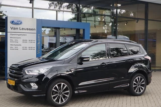 Ford Kuga 1.5 150PK ST-LINE EL-TREKHAAK EL-ACHTERKLEP KEYLESS WINTERPACK BI-XENON CAMERA HALF-LEDER APPLE/ANDROID 2000KG TREKGEWICHT!